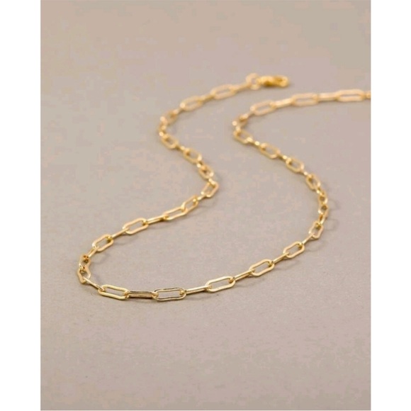 Anthropologie Florence Dainty
Minimalist Layered Paperclip Chain Necklace -5 S - Picture 4 of 6